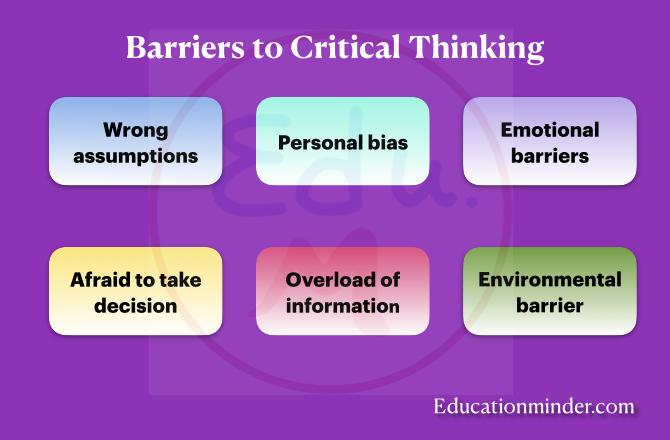 barriers to creative thinking and critical thinking